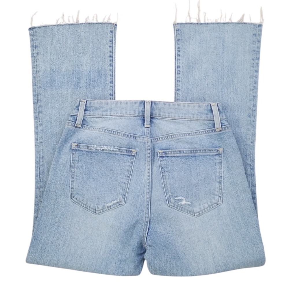 Women's‎ Distressed Bowery High Rise Crop Boot Jeans Size  26 NWOT